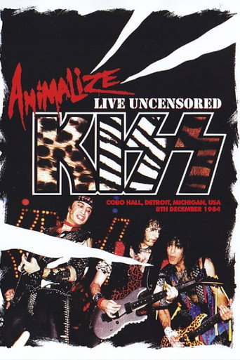 Kiss: Animalize Live Uncensored movie poster