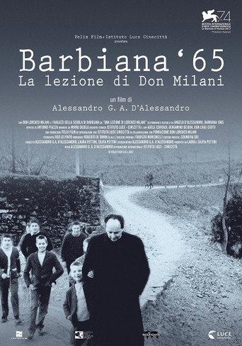 Barbiana 1965: Don Milani's Lesson movie poster