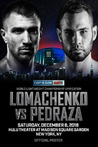 Vasyl Lomachenko vs. Jose Pedraza movie poster