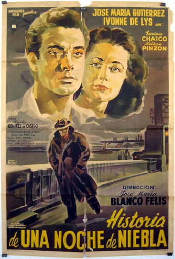 Historia de una noche de niebla movie poster