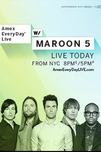 Maroon 5 - Live In Bowery Ballroom movie poster