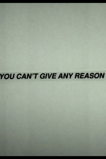 You Can't Give Any Reason movie poster