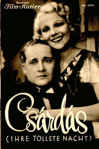 Csardas: Her Wildest Night movie poster