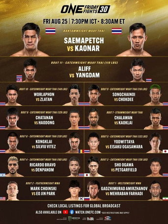 ONE Friday Fights 60: Suriyanlek vs. Rittidet movie poster