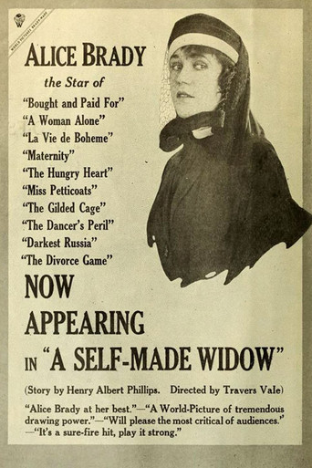 A Self-Made Widow movie poster
