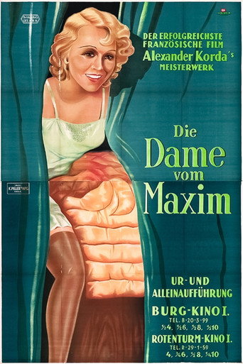 The Girl from Maxim's movie poster