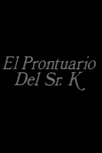 El prontuario del señor K movie poster