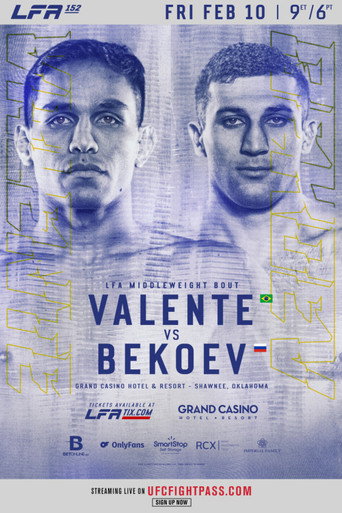 LFA 152: Valente vs. Bekoev movie poster