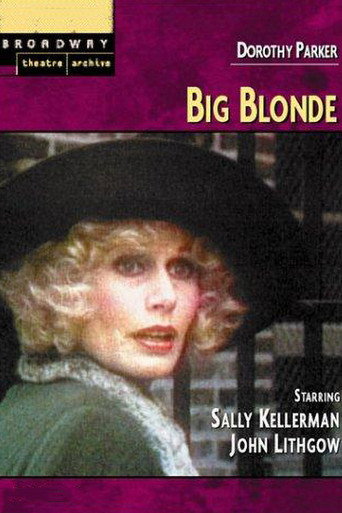 Big Blonde movie poster