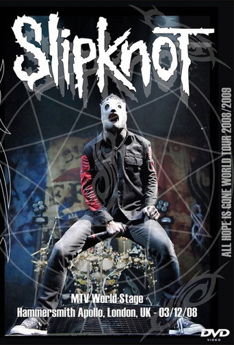 Slipknot: MTV World Stage movie poster