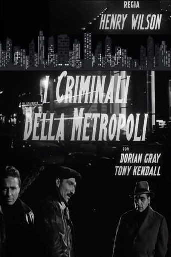 The Criminals of the Metropolis movie poster