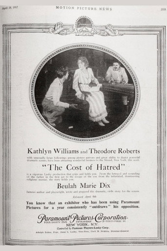 The Cost of Hatred movie poster