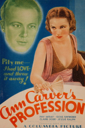 Ann Carver's Profession movie poster