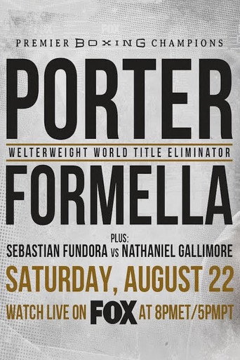 Shawn Porter vs. Sebastian Formella movie poster