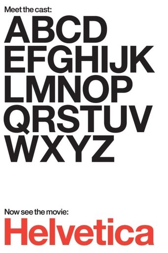 Helvetica movie poster