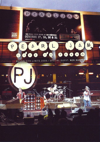 Pearl Jam: Live in Texas movie poster
