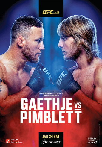 UFC 324: Gaethje vs. Pimblett movie poster