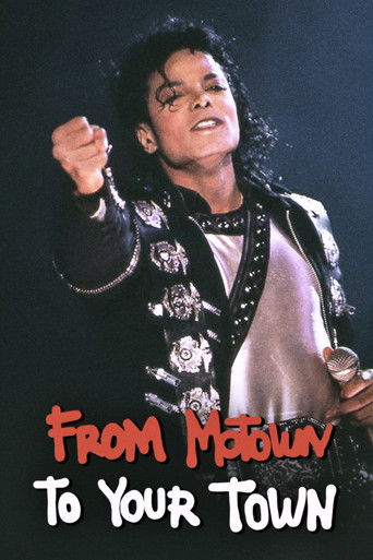 Michael Jackson: From Motown To Your Town movie poster