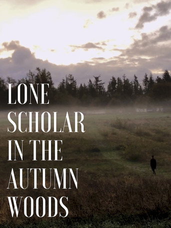 Lone Scholar in the Autumn Woods movie poster