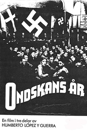 Ondskans år movie poster