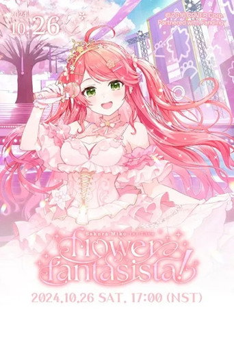 Sakura Miko 1st Live "flower fantasista!" movie poster