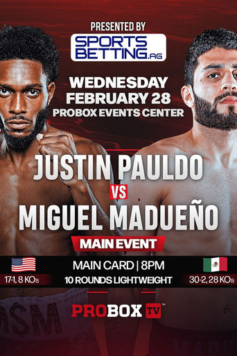 Justin Pauldo vs. Miguel Madueno movie poster