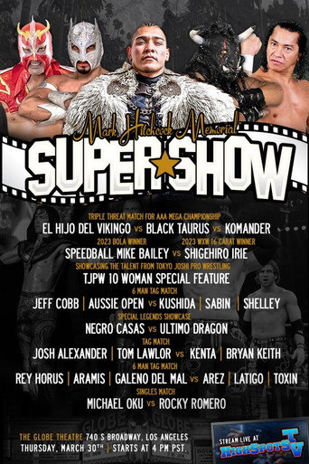 Mark Hitchcock Memorial Wrestlecon Supershow 2023 movie poster