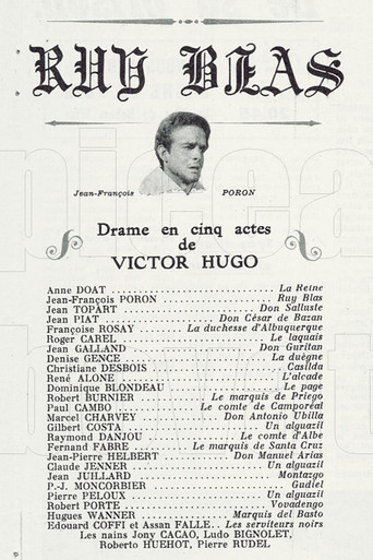 Ruy Blas movie poster