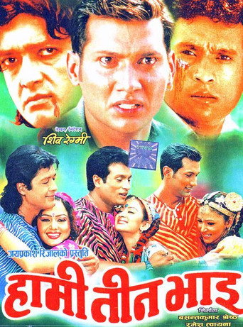 Hami Teen Bhai movie poster