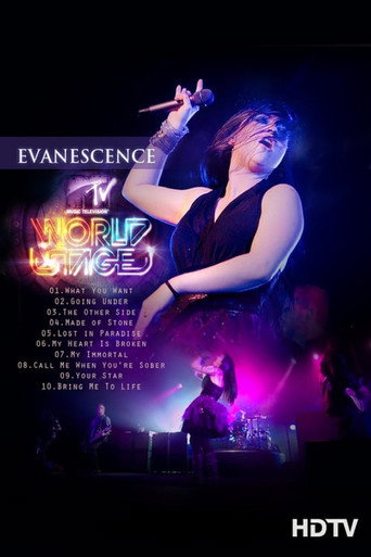 Evanescence: MTV World Stage movie poster