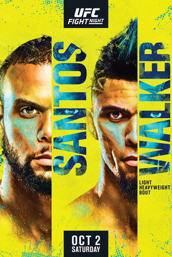 UFC Fight Night 193: Santos vs. Walker movie poster