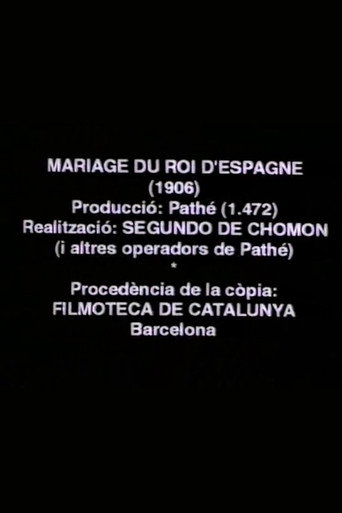 The Marriage of Princess Ena and Alphonse XIII, King of Spain movie poster