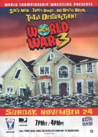 WCW World War 3 1996 movie poster