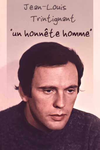 Jean-Louis Trintignant, "an honest man" movie poster