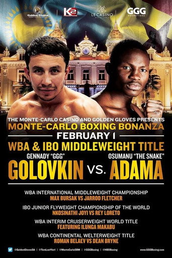 Gennady Golovkin vs. Osumanu Adama movie poster