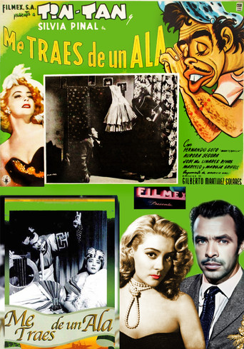 Me traes de un ala movie poster