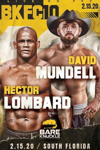 Bare Knuckle Fighting Championship 10 movie poster