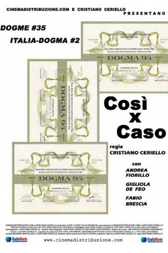 Così x Caso movie poster