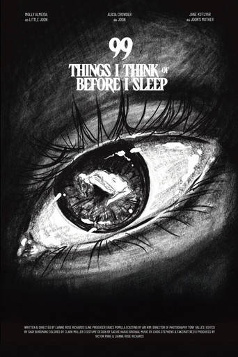 99 Things I Think of Before I Sleep movie poster