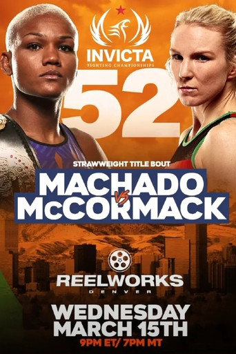 Invicta FC 52: Machado vs. McCormack movie poster