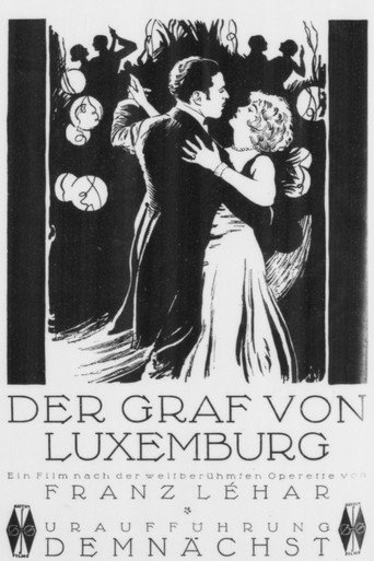 Der Graf von Luxemburg movie poster