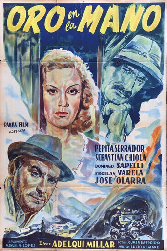 Oro en la mano movie poster