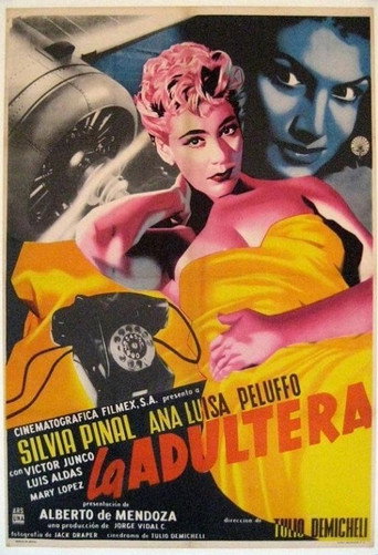 La adúltera movie poster