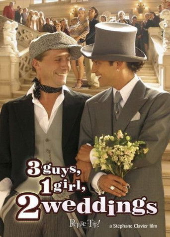 3 Guys, 1 Girl, 2 Weddings movie poster
