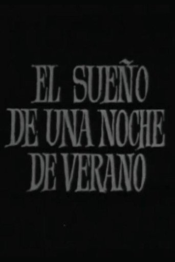 El sueño de una noche de verano movie poster