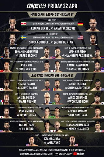 One Championship: ONE 156 movie poster