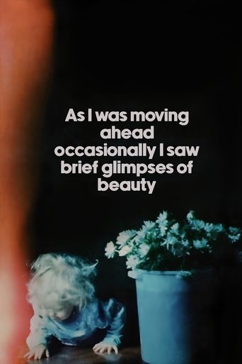 As I Was Moving Ahead, Occasionally I Saw Brief Glimpses of Beauty movie poster