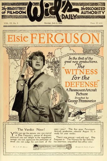 The Witness for the Defense movie poster