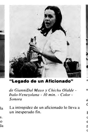 Legado de un aficionado movie poster