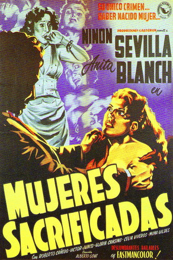Mujeres sacrificadas movie poster